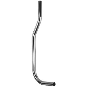 Tube de chasse d'eau coudé, 28 x 600 mm, pour rallonger les tubes de chasse d'eau.