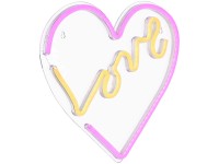 Globo Lampada decorativa LED Cuore 1 luce (HxLxP) 35 x 33 x 1,6 mm