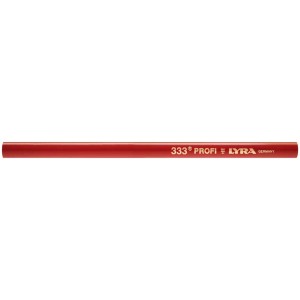 Roter Lyra Zimmermannsbleistift 333® (24 cm) für Holz, Stein & Beton.