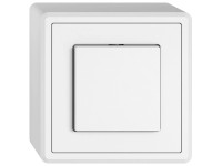 Feller Aufputz-Drucktaster A/R Edizio.liv Weiss