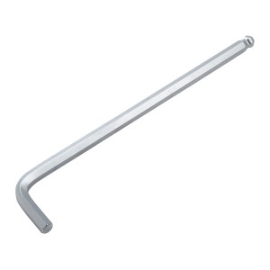 Chiave esagonale LUX Comfort 8 mm, acciaio al cromo vanadio, con testa a sfera per punti difficili da raggiungere.