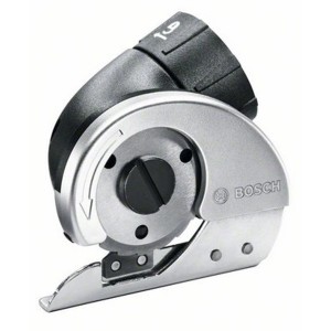 Accessorio universale da taglio Bosch per avvitatore a batteria Ixo, per tagliare tessuti e cartone.