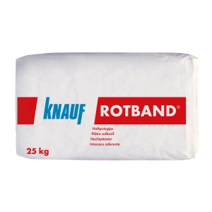 Knauf Rotband intonaco adesivo, sacco da 25 kg, per pareti e soffitti interni.