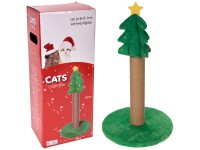 Katzenkratzbaum Tannenbaum Sisal Grün / Höhe 60 cm