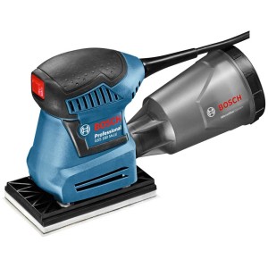 Ponceuse vibrante Bosch Professional GSS 160-1 Multi avec boîtier à poussière, bleu.