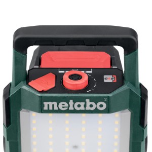 Metabo Faretto da cantiere a batteria BSA 18 LED 4000 Solo: Faretto LED compatto con maniglia e magnete.