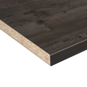 Piano di lavoro Kaindl Hemlock Lava, 63,5 cm di larghezza, decoro legno effetto lava scura.