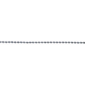 Kugelkette, Ø 3,6 mm, vernickelt, für Bootstechnik & maritime Anwendungen.