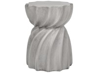 Beliani Table d'appoint de jardin Algua Béton Gris