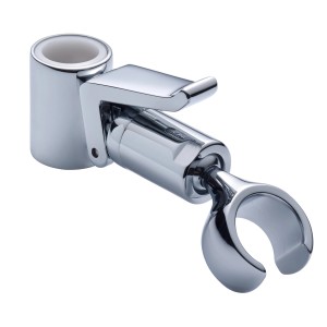 Kwc curseur pour barre de douche, laiton chromé, forme conique.