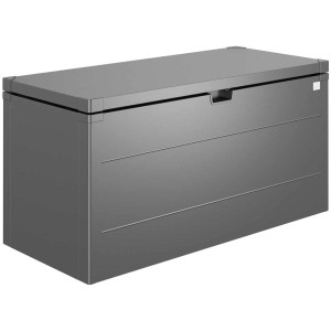 Biohort StyleBox 140, grigio scuro metallizzato. Box universale per giardino, terrazza o balcone.