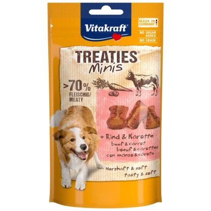 Vitakraft® Snack per cani Treaties® Minis Manzo e carota 48 g