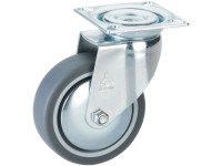 Doerner + Helmer Apparate-Lenkrolle Stahl verzinkt Ø 10 cm / Bauhöhe 12,1 cm