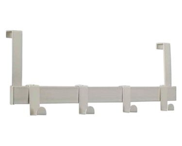 Metaltex 294520 – Appendino A Barrette Con 4 Ganci In Acciaio Inox, Montaggio A Pressione Senza Fori - 4