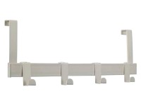 Türgarderobe Metall vernickelt matt 13,9 cm x 40,4 cm x 5,1 cm