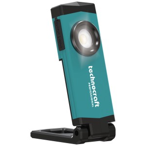 Technocraft Work Light, faretto LED con base magnetica, turchese/nero.