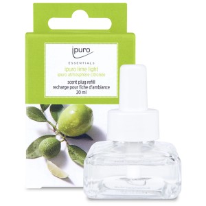 Ipuro Scent Plug Essentials Lime Light Nachfülltank, 20 ml, für Duftstecker.