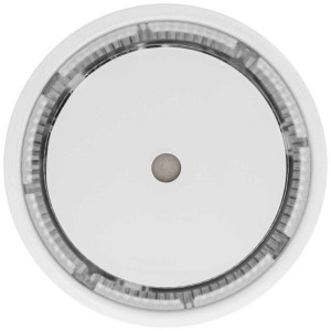 Mini détecteur de fumée blanc EVA033527 pour une protection incendie fiable en intérieur.