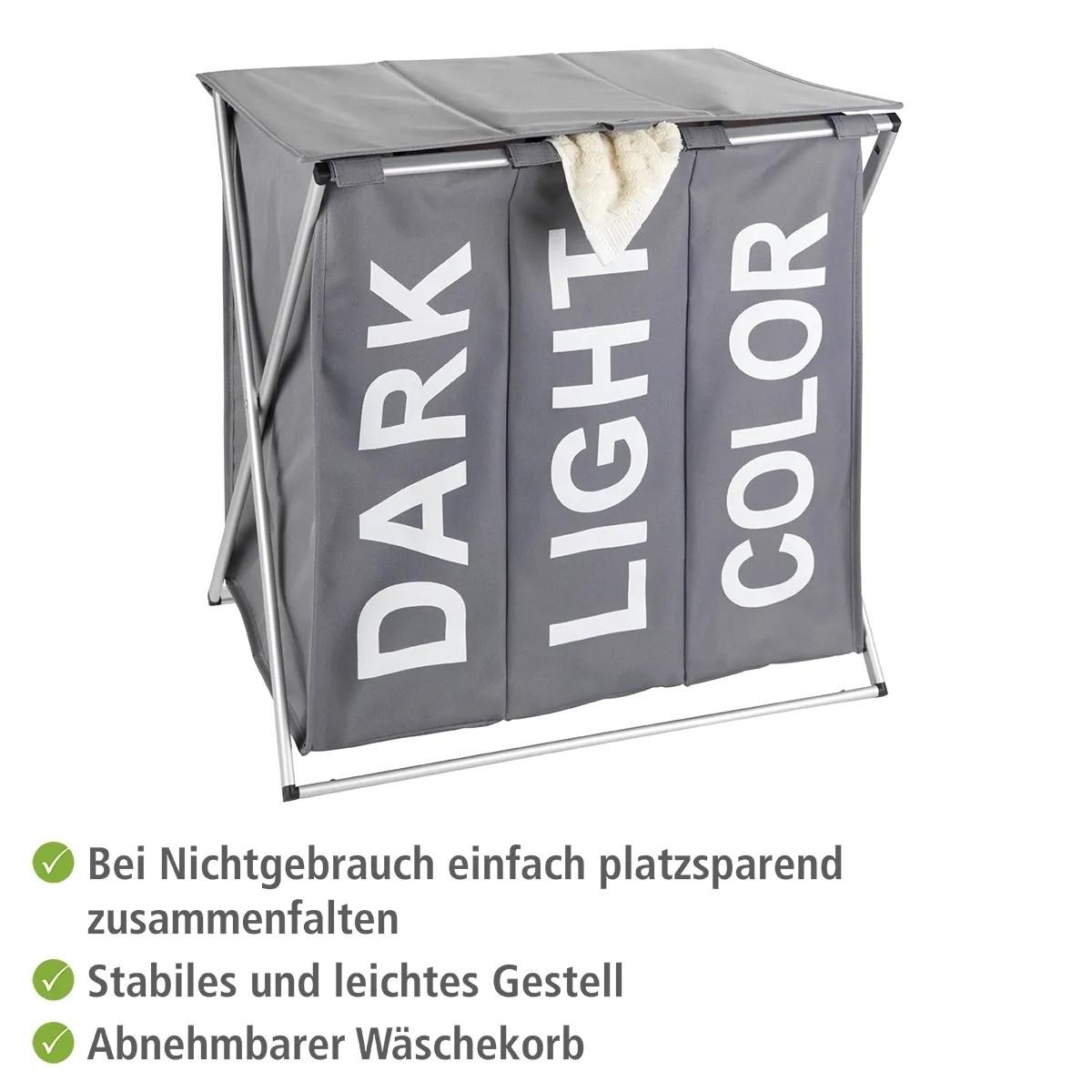 Panier De Salle De Bains WENKO Adria Mini, Square - Beige (WELT52198