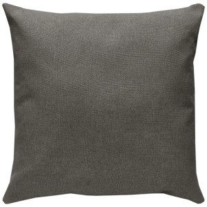 Coussin carré Andiamo Sophie en polyester anthracite, 40x40 cm.