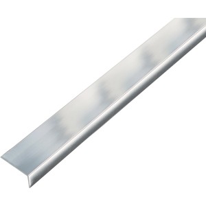 Profilo angolare asimmetrico Alberts, alluminio, 10x20x1000 mm, cromato.