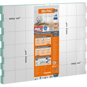 Selitac Trittschalldämmung 5mm für Parkett und Laminat mit AquaStop, 5m² Fläche.