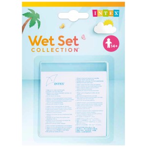 Kit de réparation vinyle Intex, patchs autocollants pour réparation de piscine.