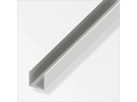 Quadrat-U-Profil PVC Weiss 11,5 x 2,5 m