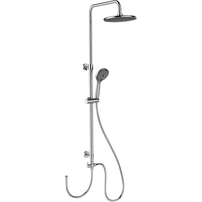 Wenko Sistema doccia Watersaving Acciaio inox Cromo altezza 75 - 120 cm