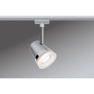 Paulmann URail Spot Cone, chrome mat, pour systèmes de rails. Accent lumineux pour chaque pièce.