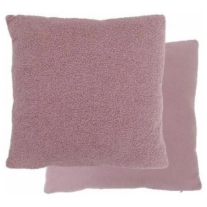 Coussin Sehlbach Bouclé Vieux Rose, 45x45 cm. Coussin décoratif avec texture bouclé.
