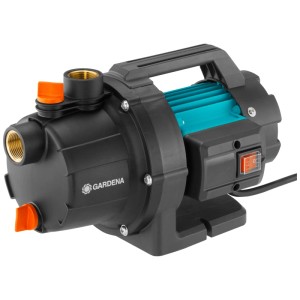 Gardena pompe de jardin 3700/4 Basic, pompe électrique avec poignée, bleu/noir.