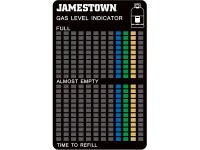 Jamestown Gasfüllstandsanzeige 10 x 6,4 cm