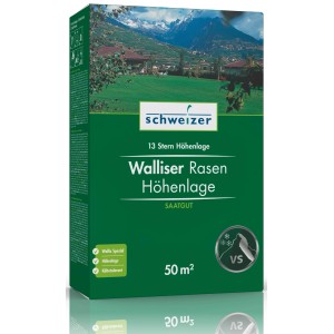 Paquet de 13 Stern Rasen Höhenlagen - Mélange Walliser pour gazons de montagne.
