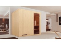 Weka Elementsauna Halmstad 2 Sparset Glastür OS 7,5 kW Weka Elementsauna Halmstad 2 Sparset Glastür OS 7,5 kW