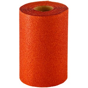 Rotolo abrasivo universale LUX, 115mm x 5m, K40, arancione, arrotolato.