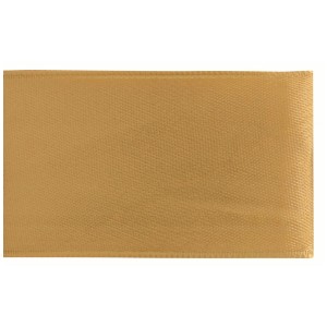 Nastro di raso marrone chiaro, larghezza 40 mm, lunghezza 5 m, ideale per l'artigianato e la decorazione.