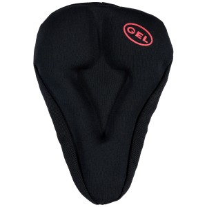 Coprisella Urban Sport nero con imbottitura in gel per sella bici.