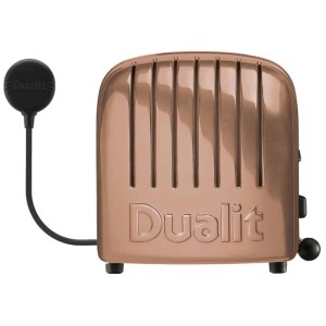 Dualit Tostapane Classic, quattro fette, finitura rame. Tostapane per 4 fette con controllo doratura.