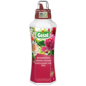 Gesal Engrais Rosiers 1L pour des roses résistantes.