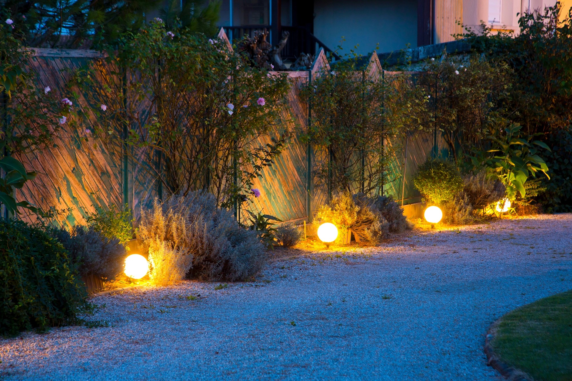 Halogen GartenKugelleuchte Ø 25 cm / E27 / 40 W kaufen bei OBI