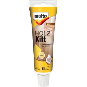 Tube Molto Holz Kitt Mahagoni 75g für Reparaturen im Innen- und Außenbereich.