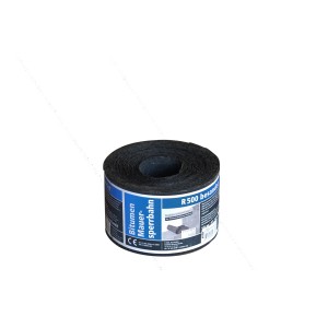 Rouleau de feutre bitumé R 500 sablé, largeur 11,5 cm, pour étanchéité de bâtiment.