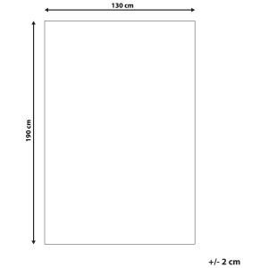 Tapis antidérapant Balad, 130x190 cm, en PVC blanc crème pour protection antidérapante des tapis.