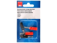 Bananenstecker mit Schraubanschluss 4 mm / 4 Stk. Bananenstecker mit Schraubanschluss 4 mm / 4 Stk.