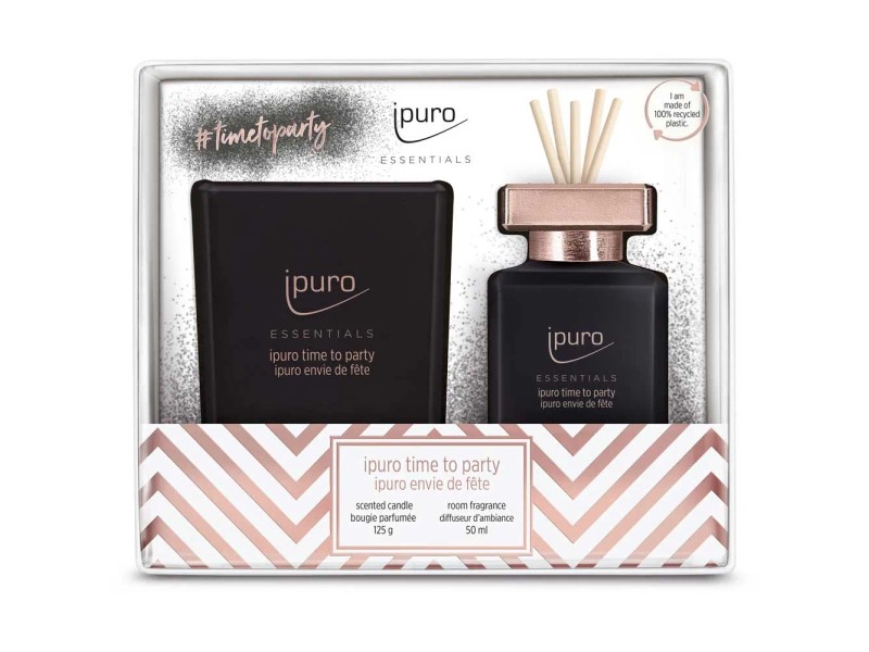 Ipuro Time For Party – Profumatore Per Ambienti 50 Ml Con Note Fruttate E Caramello