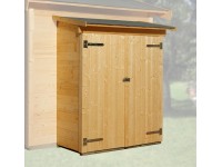 Weka Anbauschuppen A Lasiert