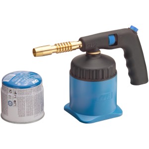 Lampe à souder Lötmeister PZ 5000 avec cartouche de gaz pour soudure tendre et forte.