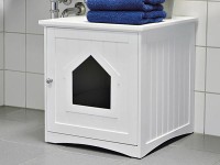 Trixie Katzenhaus für Katzentoilette 49 x 51 x 51 cm Weiss