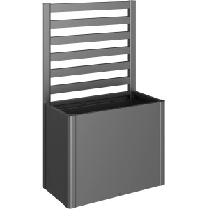 Biohort grigliato per aiuola rialzata, 1 m, grigio scuro metallizzato, accessorio per la crescita naturale delle piante.